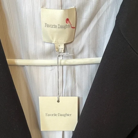 Favorite Daughter “The Favorite Blazer” Black Size L NWT - Picture 2 of 13